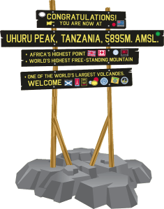 uhuru-peak-sign